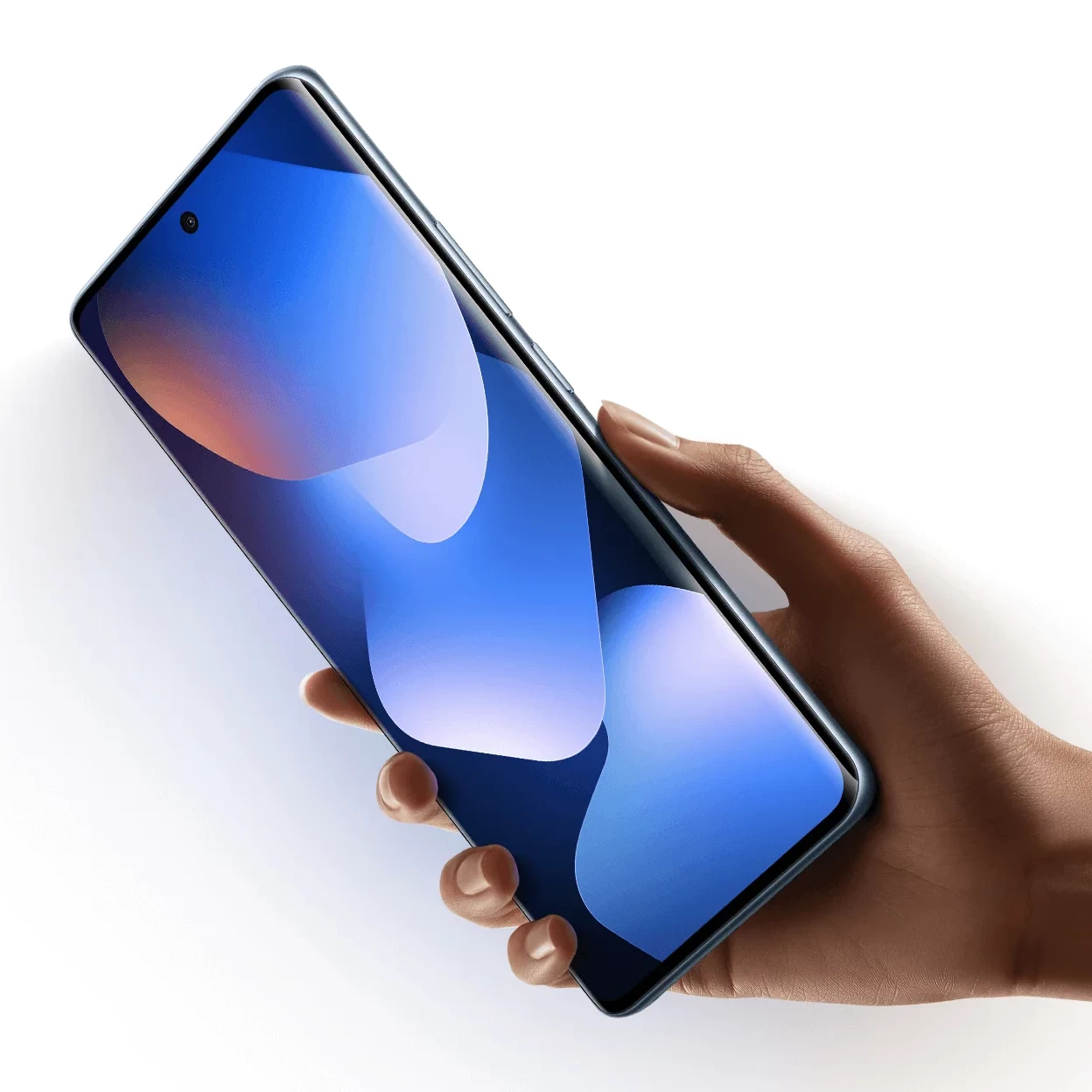 Смартфон REDMI Note 15 5G 6/128Gb Black в руке, дисплей