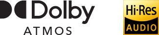 Сертификация Dolby Atmos и Hi-Res Audio для звука