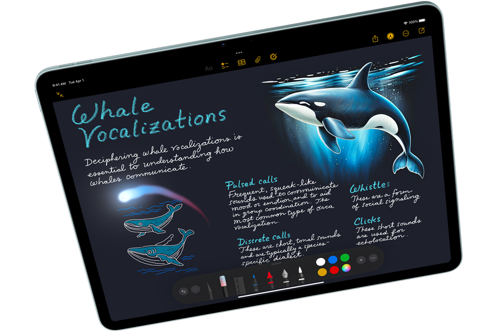 Apple Intelligence на iPad Air M4 — Image Playground, Writing Tools, Clean Up
