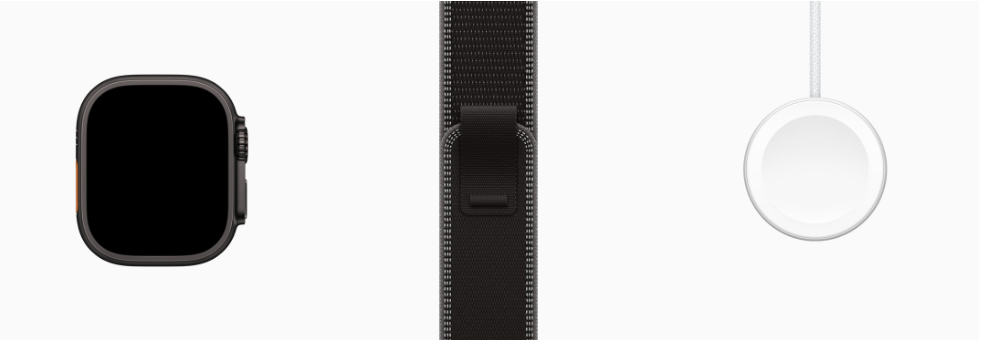 Комплектация Apple Watch Ultra 3 49mm Black Titanium Case with Black/Charcoal Trail Loop