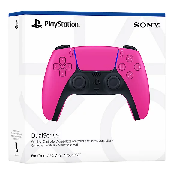Комплектация геймпада Sony PlayStation 5 DualSense Nova Pink (яркий розовый): контроллер, документация