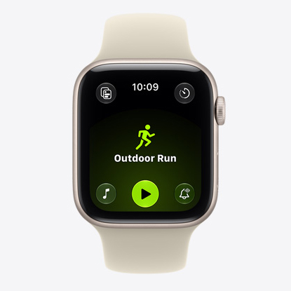 Тренировки с Apple Watch Series 12: бег, плавание, велосипед, лыжи