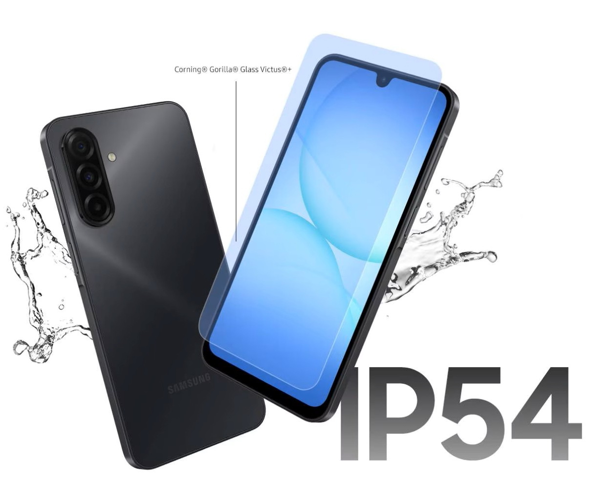 Защита IP54 и Gorilla Glass Victus+