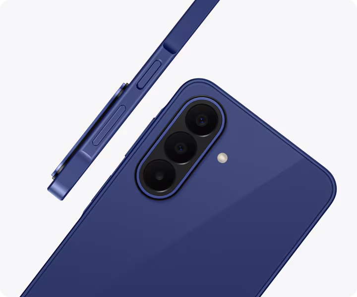 Samsung Galaxy A27 5G Blue — стильный корпус с глянцевой стеклянной поверхностью, толщина 7.8 мм