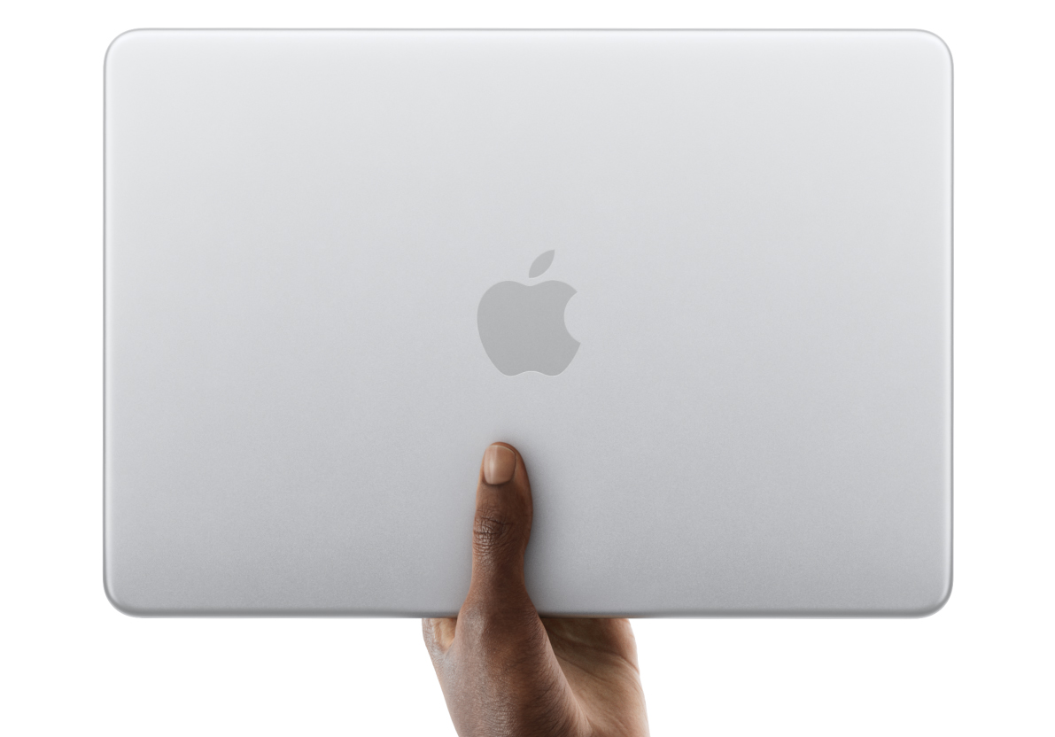 Apple MacBook Neo Silver — тонкий алюминиевый корпус, вес 1.23 кг, толщина 1.27 см