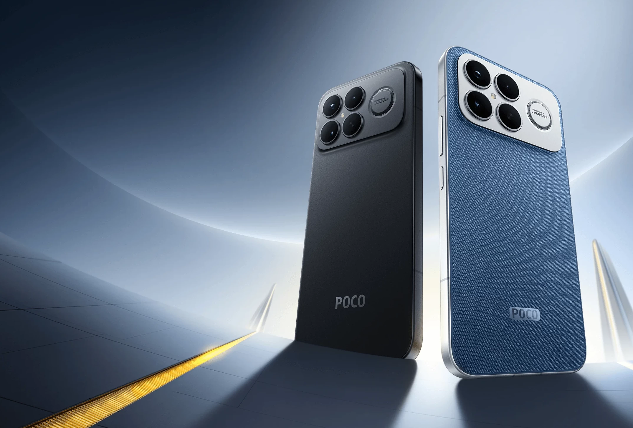 POCO F8 Ultra в цветах Black и Denim Blue &mdash; флагманский игровой смартфон с 6500mAh аккумулятором и 100W HyperCharge