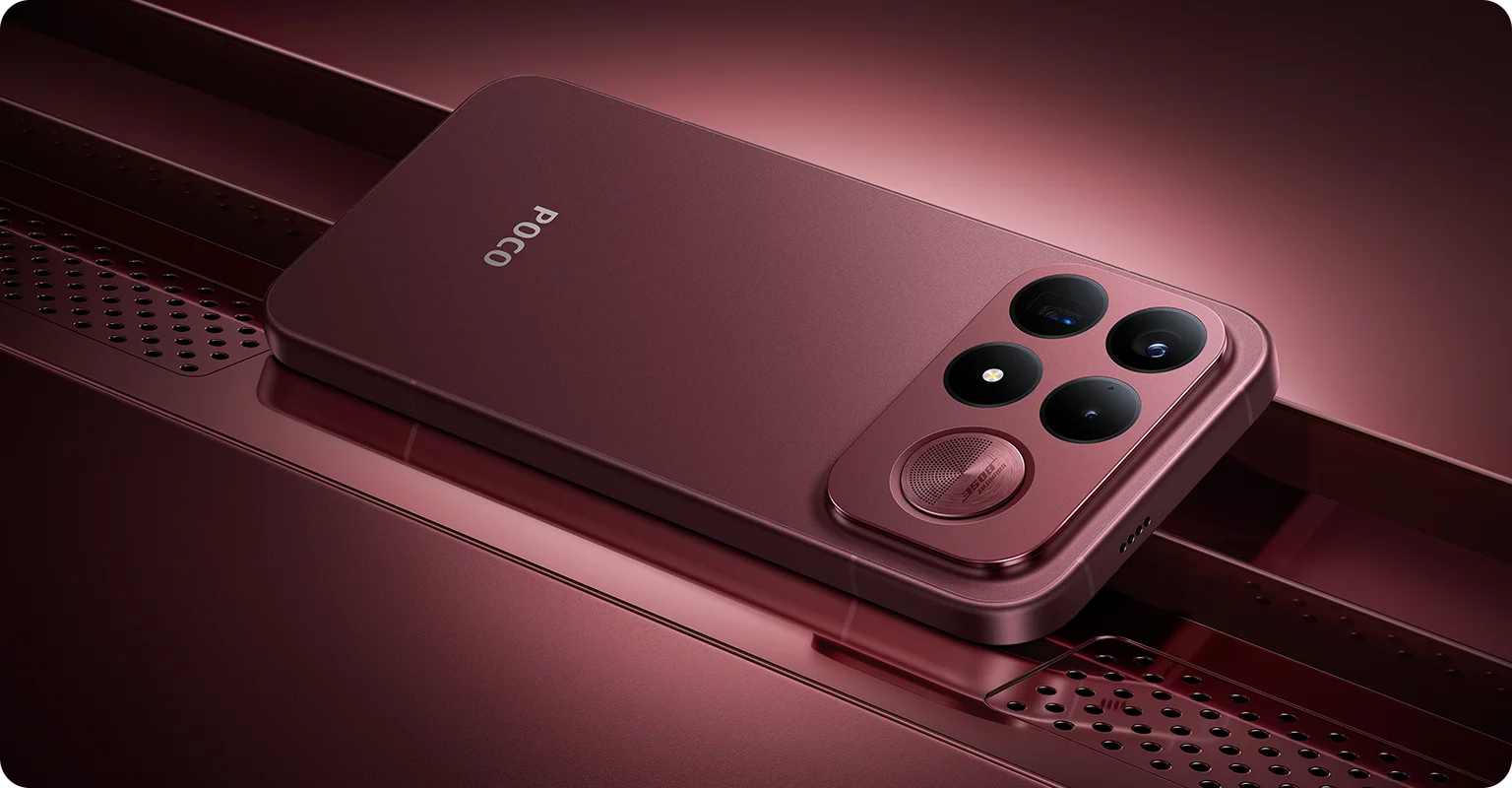 POCO F9 Ultra Dark Cherry — флагман с батареей 8050 мАч, камерой 200 МП и экраном 185 Гц