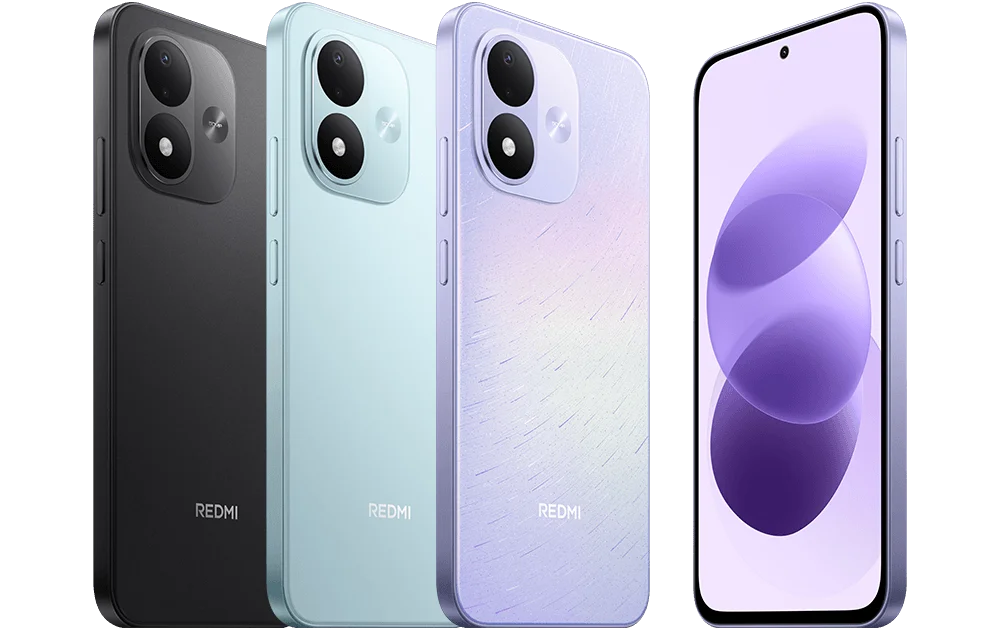 Все цвета REDMI Note 17: Black, Sky Teal, Celestial Purple