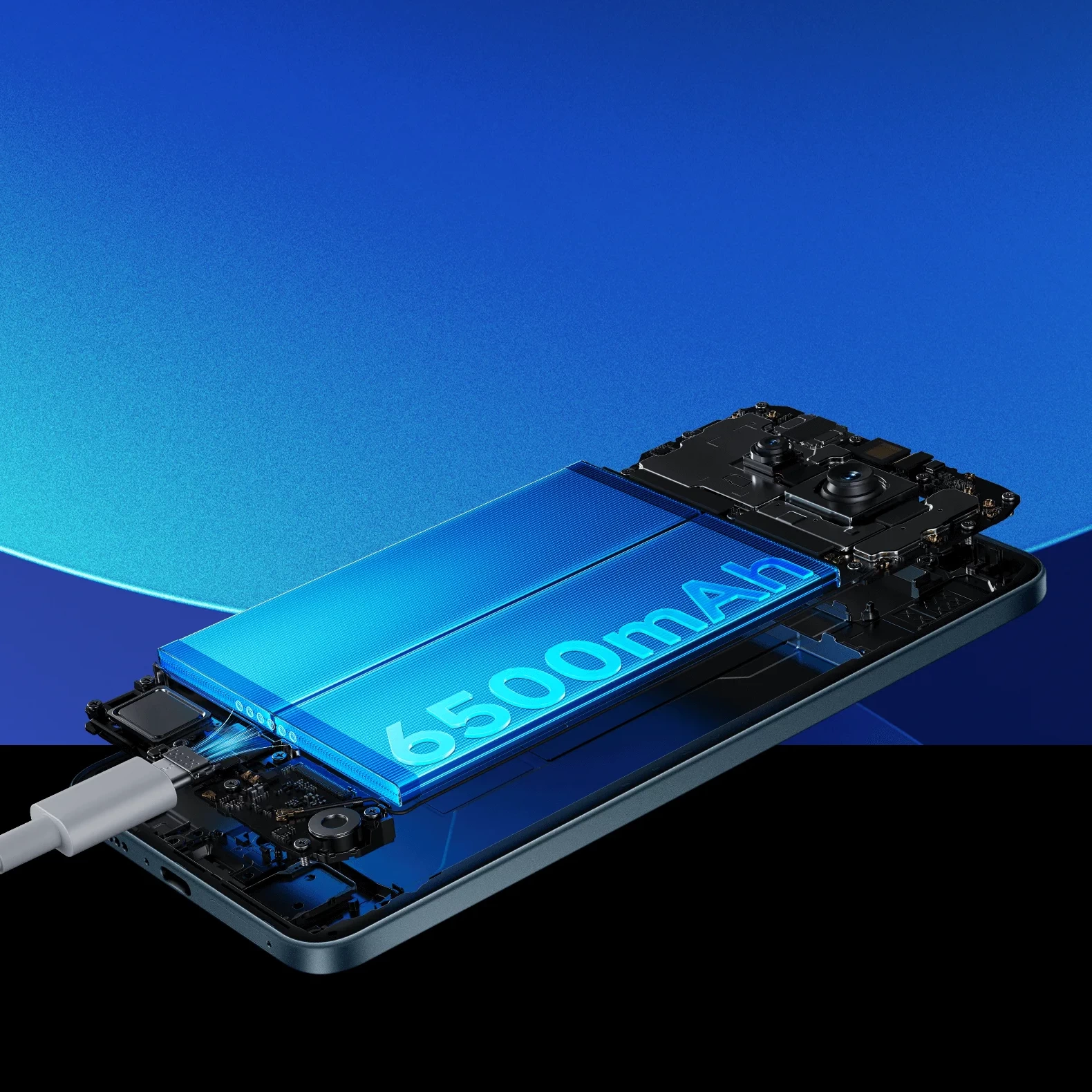 Технология Silicon-Carbon Battery в Redmi Note 15 Pro 8/256Gb Titanium Color - увеличенная емкость аккумулятора 6500 мАч