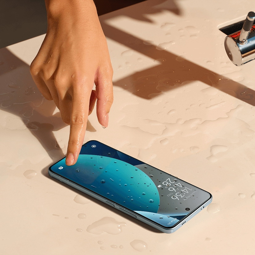 Технология Wet Touch 2.0 Redmi Note 15 Pro 8/256Gb Titanium Color - работа с мокрым экраном