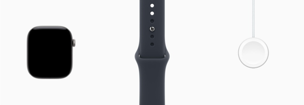 Комплект Apple Watch Series 12 Space Gray 46mm: часы, ремешок, кабель зарядки