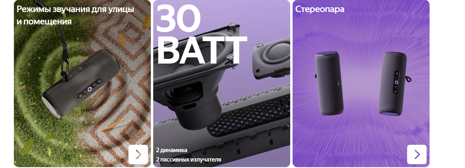 Стереопара из двух Яндекс Станций Стрит