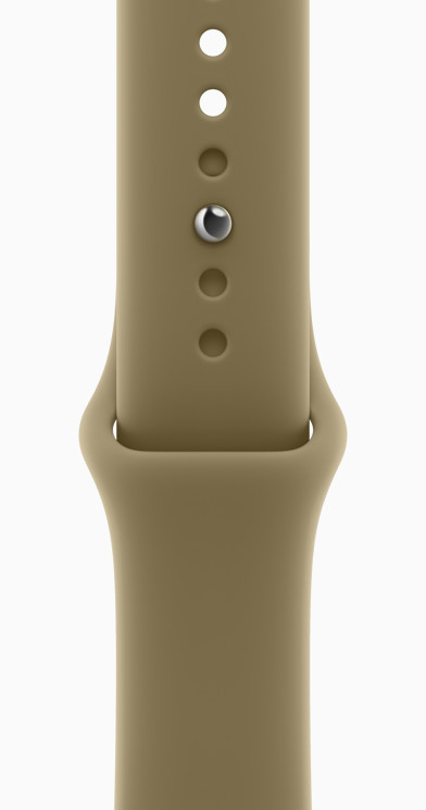 Olive Sport Band S/M — оливковый спортивный ремешок Apple Watch