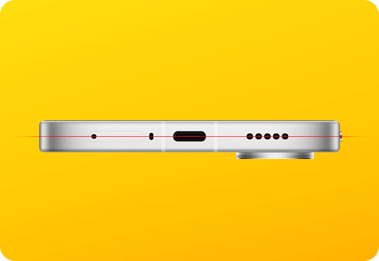 Симметричный дизайн POCO X8 Pro Max