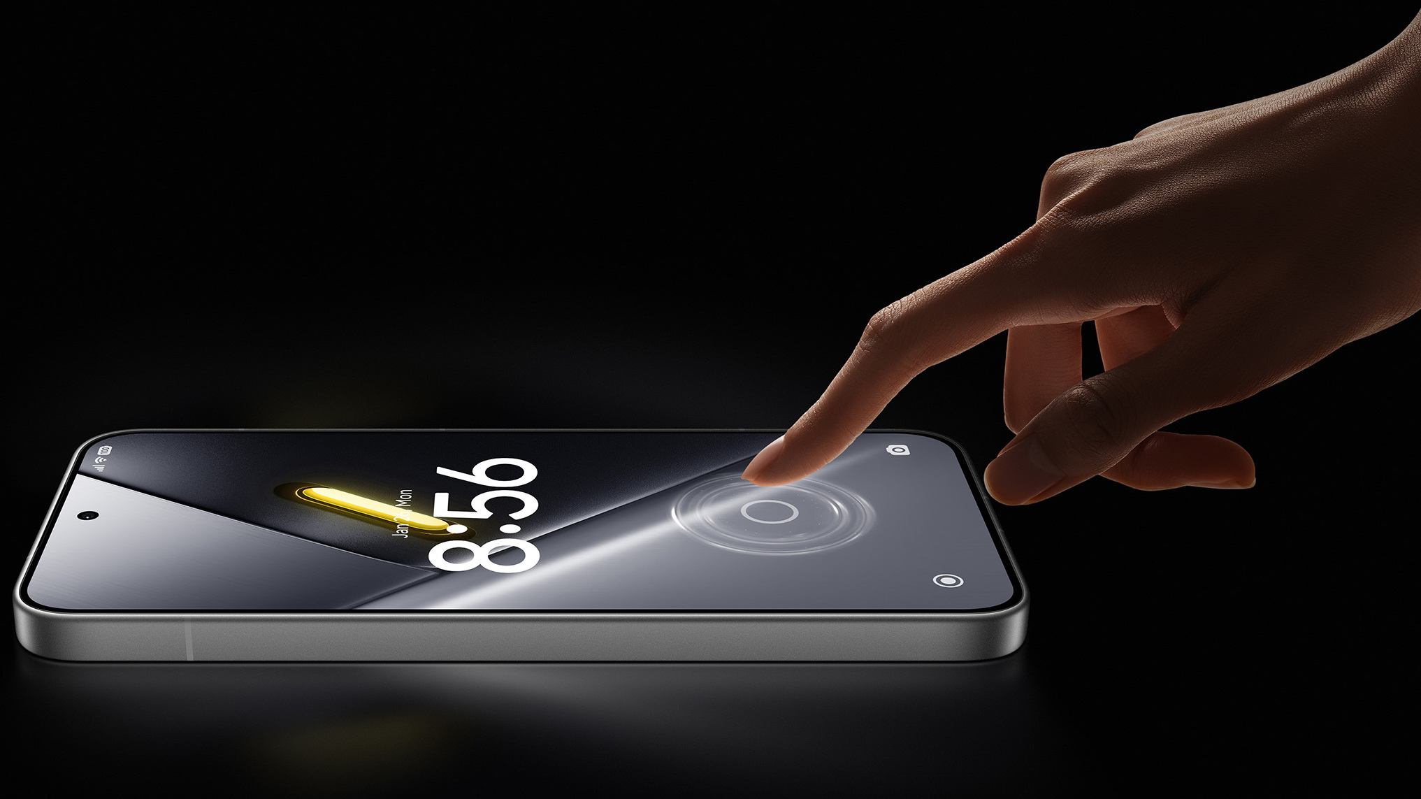 Ультразвуковой сканер отпечатков POCO X8 Pro Max