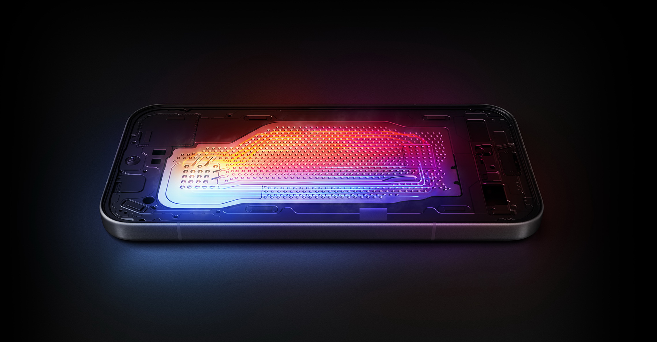 Xiaomi 3D IceLoop system, черный фон, прямоугольник 2279*1187
