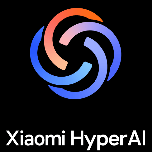 Логотип Xiaomi HyperAI - искусственный интеллект в планшете