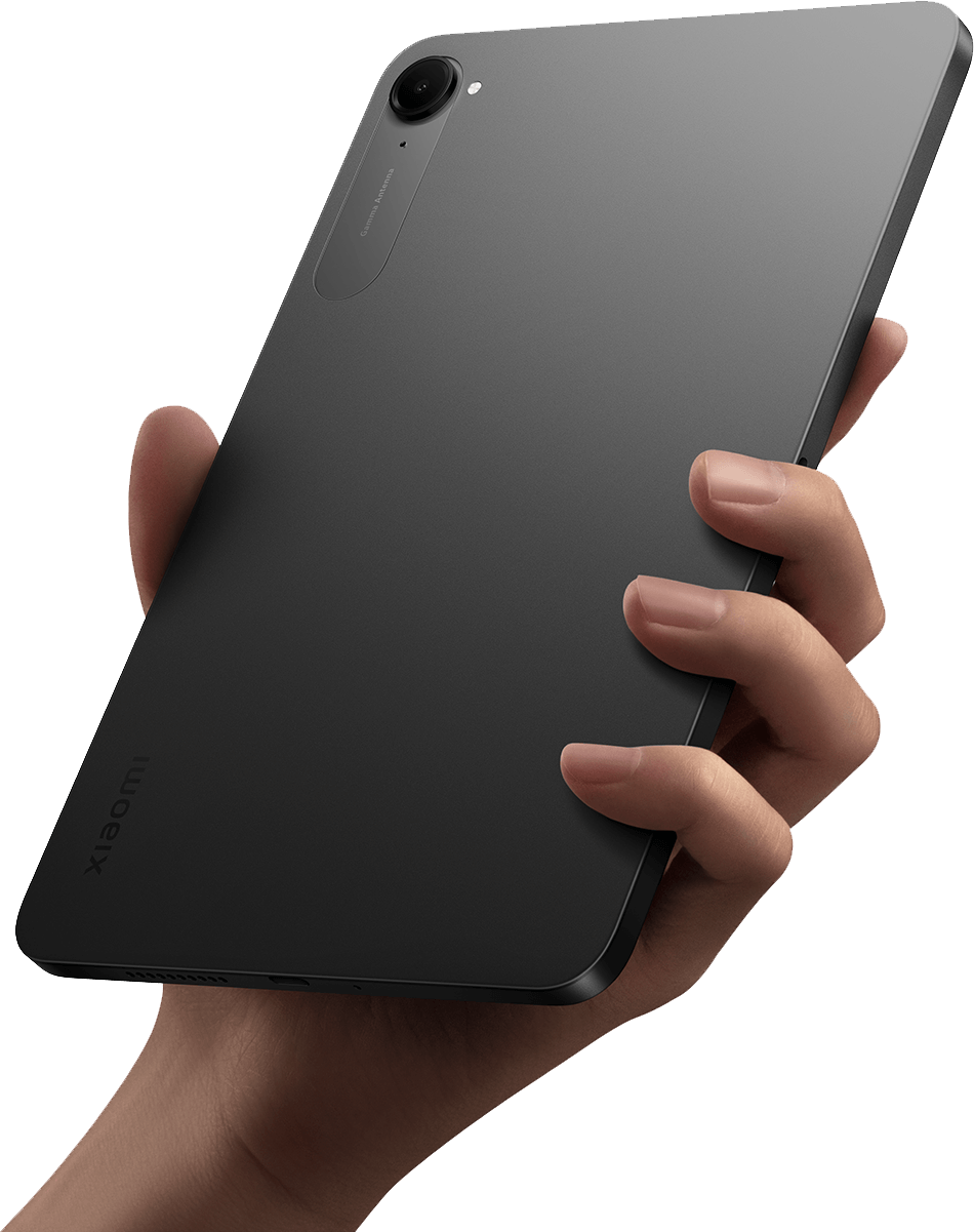 Xiaomi Pad Mini 12Gb+512Gb Gray в руке - демонстрация компактного размера планшета