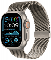 Apple Watch Ultra 2 Natural Case withTitanium Milanese Loop Natural (S/M, 130-180mm) Apple Watch Ultra 2 Natural Case Titanium Milanese Loop Natural (M/L, 150-200mm)