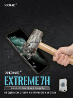 Противоударная защитная бронепленка X-ONE Extreme 7H Shock Eliminator Coverage 4-е поколение для iPhone 12/12 Pro Противоударная защитная бронепленка X-ONE Extreme 7H Shock Eliminator Coverage 4-е поколение для iPhone 12/12 Pro