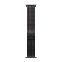 Apple Watch Ultra 2 Black Case with Titanium Milanese Loop Black (S/M, 130-180mm) 