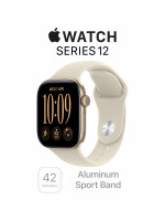Apple Watch Series 12 42mm Light Gold + Sand Sport Band (S/M, 130–180 мм)