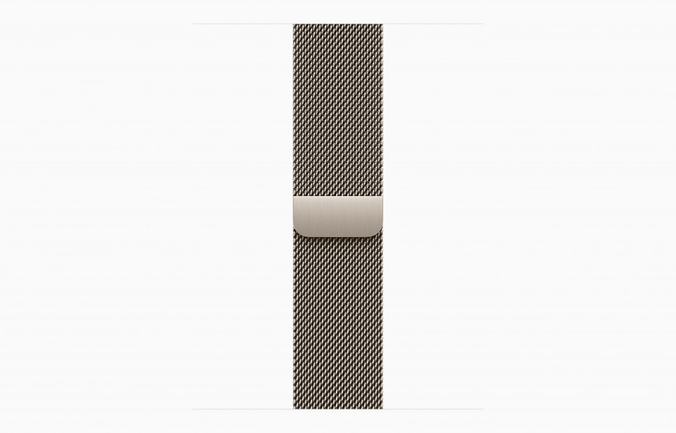 Apple Watch Series 10 42mm Natural Titanium Case with Milanese Loop (Natural)