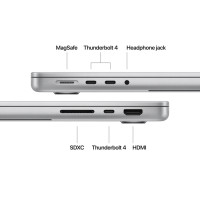 Apple MacBook Pro 14 2024 M4 10-Core/GPU 10-Core/16GB/1Tb Silver Apple MacBook Pro 14 2024 M4 10-Core/GPU 10-Core/16GB/1Tb Silver