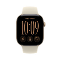 Apple Watch Series 12 46mm Light Gold + Sand Sport Band (M/L, 160–210 мм)