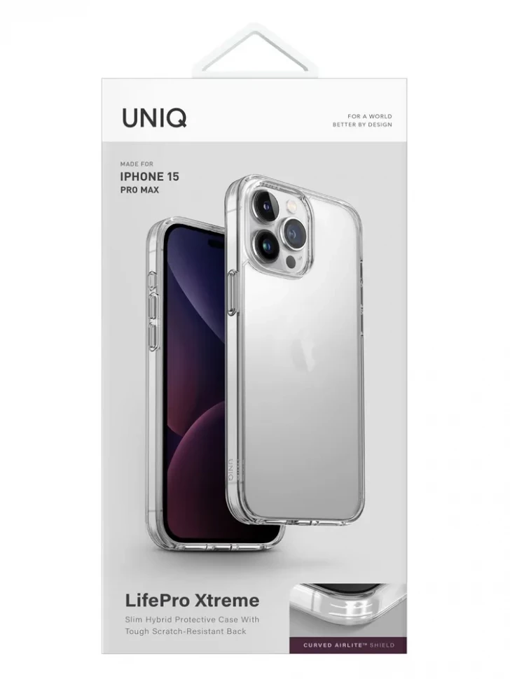 Чехол Uniq Lifepro Xtreme для iPhone 15 Pro Max (Clear)