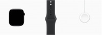 Apple Watch Series 11 46mm Jet Black Aluminum Case with Sport Band Black (S/M, 130-180mm)