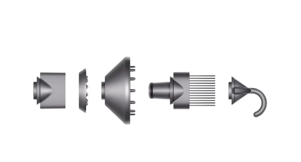 Фен для волос Dyson Supersonic HD07 (bright nickel/bright copper)
