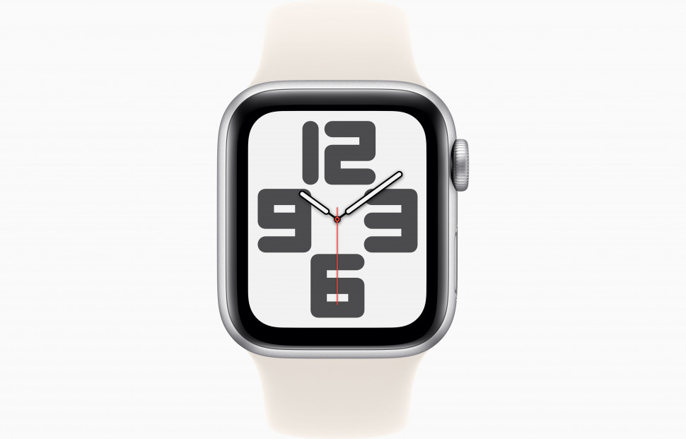 Apple Watch SE (2nd Gen) GPS 40mm Silver with Sport Band Starlight (M/L,150-200 mm)   