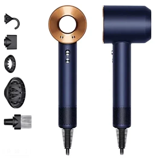 Фен для волос Dyson Supersonic HD07 (dark blue/copper)
