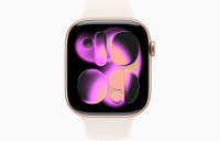 Apple Watch Series 11 46mm Rose Gold Aluminum Case with Sport Band Light Blush (M/L, 150-200mm)