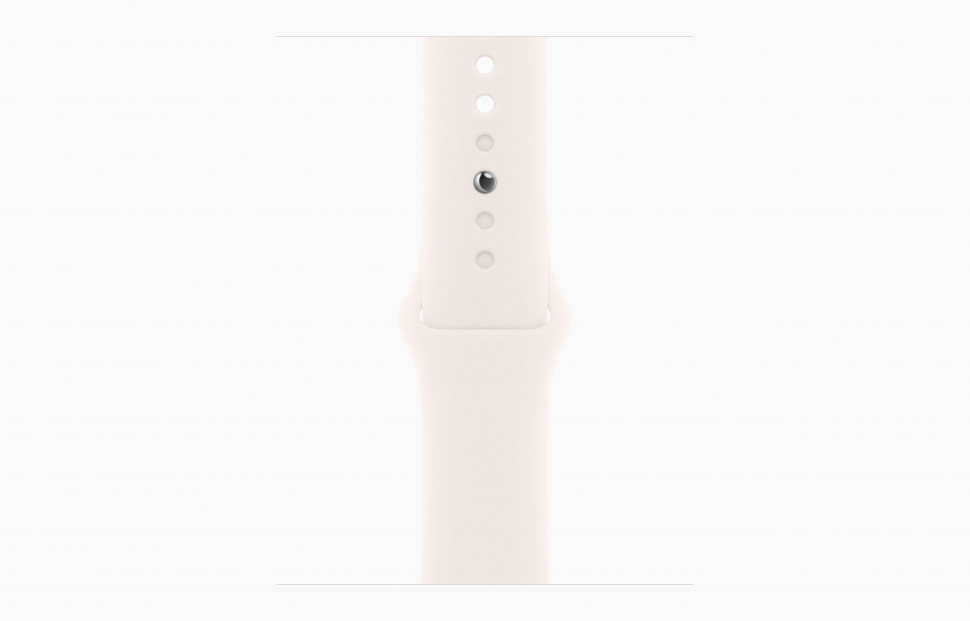 Apple Watch Series 11 42mm Rose Gold Aluminum Case with Sport Band Light Blush (M/L, 150-200mm)