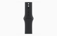 Apple Watch Series 11 42mm Space Gray Aluminum Case with Sport Band Black (S/M, 130-180mm)