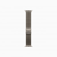 Apple Watch Ultra 3 49mm Natural Titanium Case with Natural Titanium Milanese Loop (Large 180–210mm)