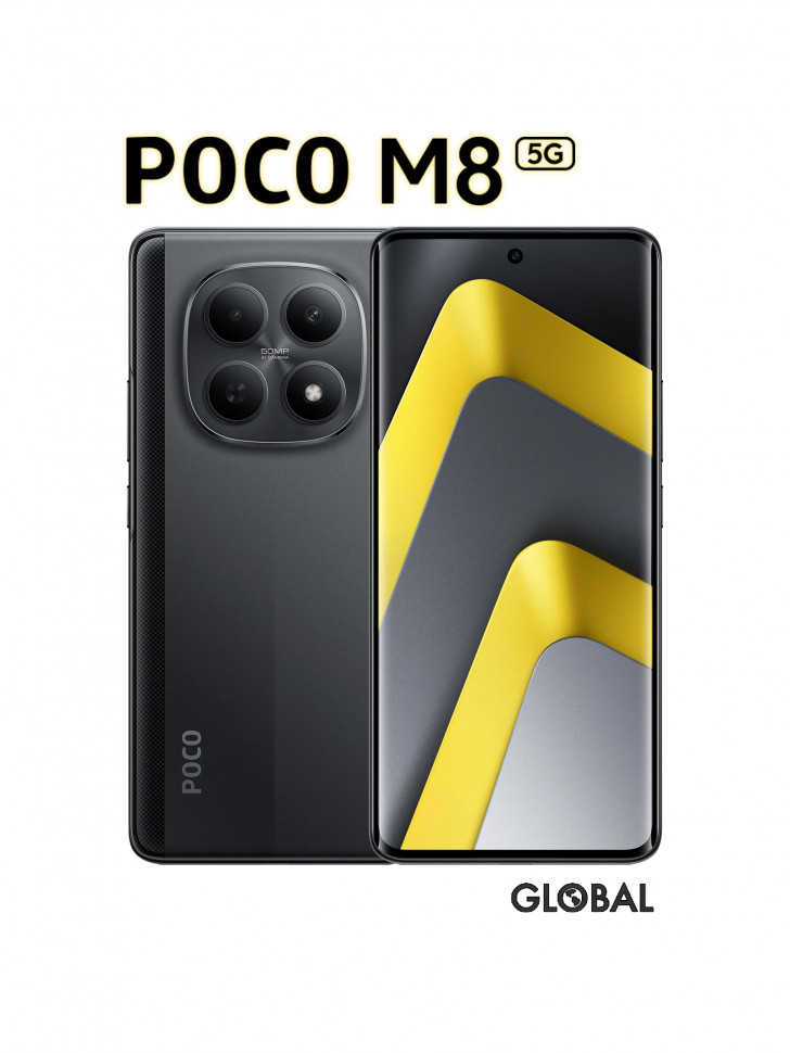 Смартфон Xiaomi POCO M8 5G 8/512 ГБ Black (чёрный)