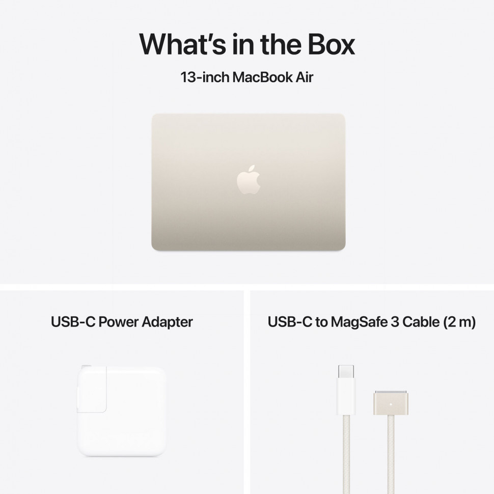 Apple MacBook Air 13 2025 M4/16Gb/2Tb/10-Core Starlight 