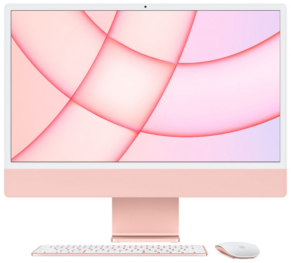 Apple iMac 24" (2021) Apple M1/8-core GPU/8Gb/256Gb (Розовый)