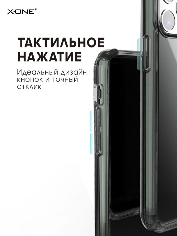 Чехол противоударный защитный X-ONE DropGuard Lite для iPhone 12/12 Pro