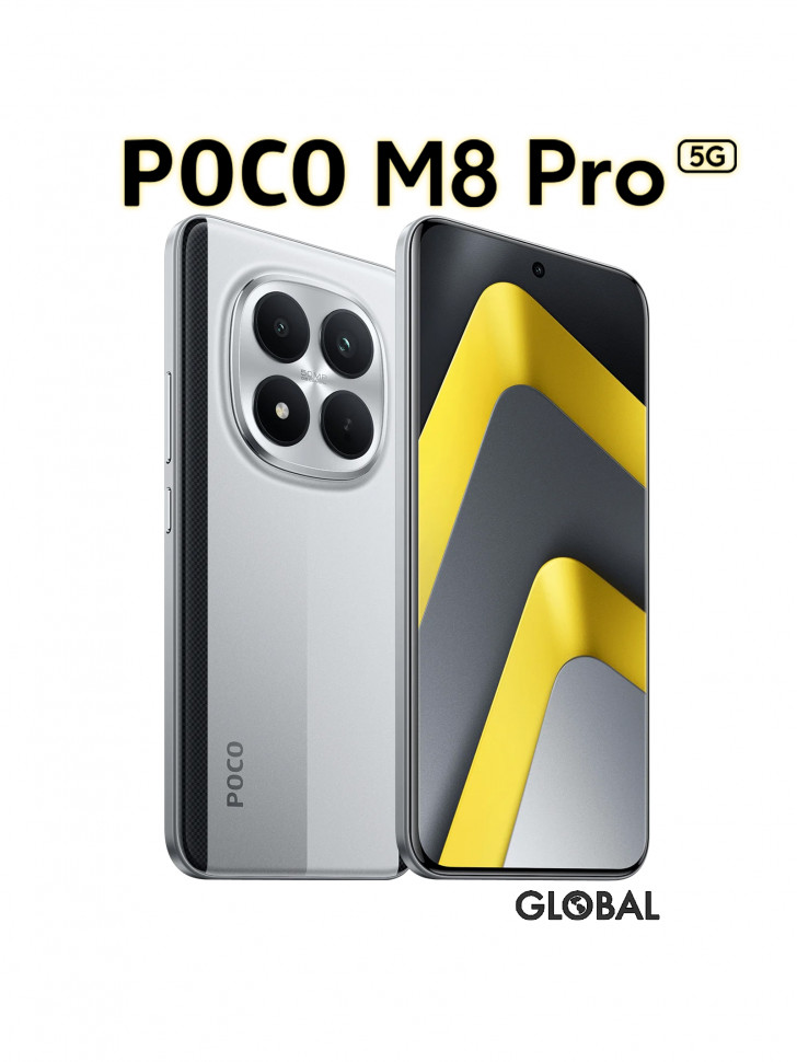 Смартфон Xiaomi POCO M8 Pro 5G 12/512 ГБ Silver (серебристый)