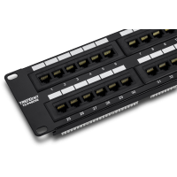 Неэкранированная 48-портовая коммутационная панель Cat5/5e TRENDnet TC-P48C5E