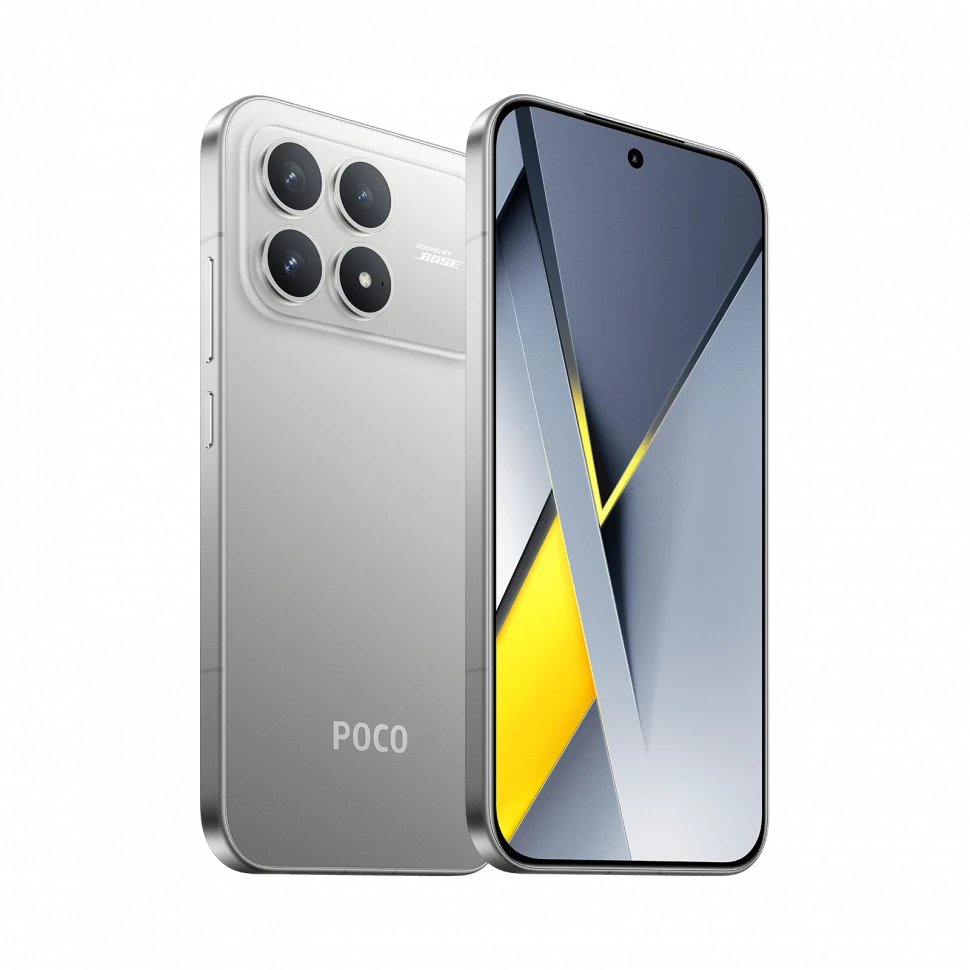 Смартфон Xiaomi POCO F8 Pro 12Gb/256Gb Titanium Silver (Титановый серебристый)