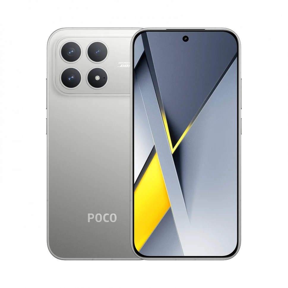 Смартфон Xiaomi POCO F8 Pro 12Gb/256Gb Titanium Silver (Титановый серебристый)