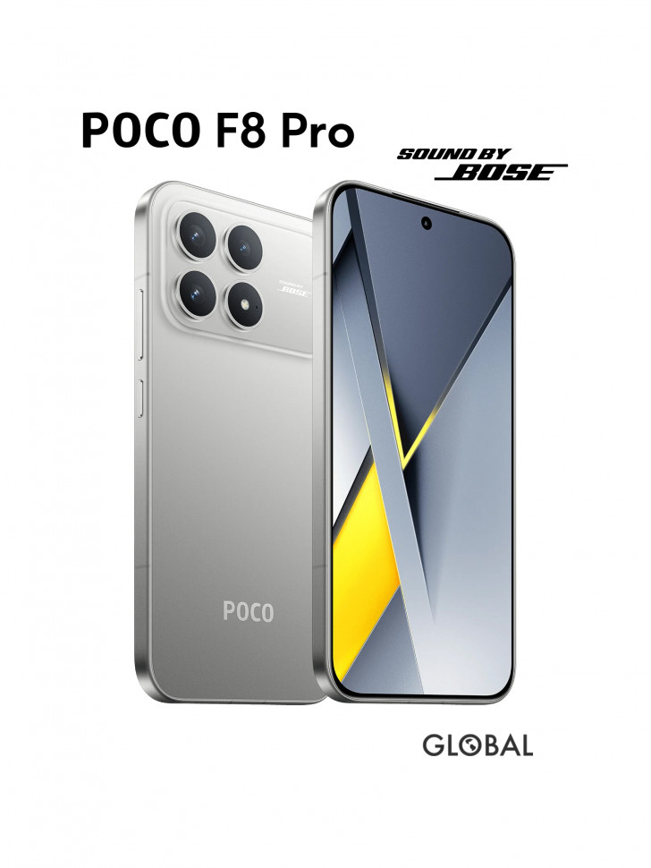 Смартфон Xiaomi POCO F8 Pro 12Gb/256Gb Titanium Silver (Титановый серебристый)