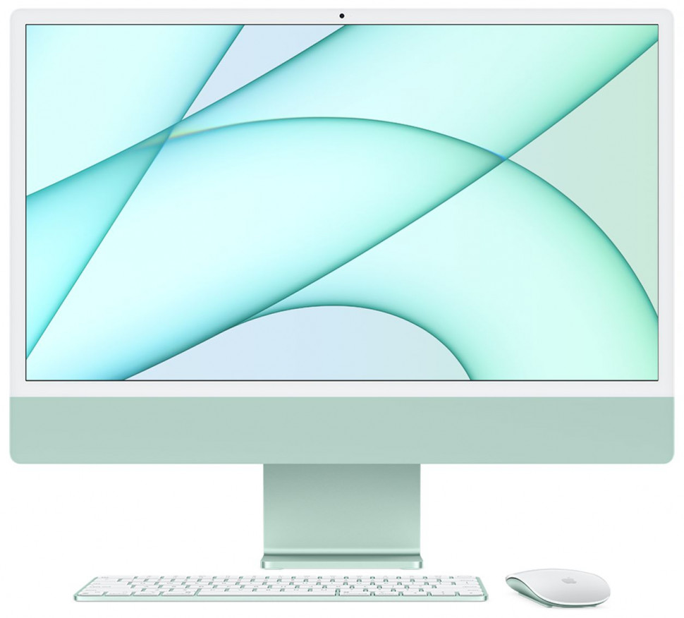 Apple iMac 24" (2021) Apple M1/8-core GPU/8Gb/512Gb (Зелёный)