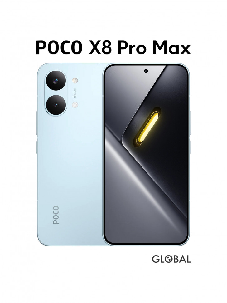 Смартфон Xiaomi POCO X8 Pro Max 12/256Gb Blue (Голубой)