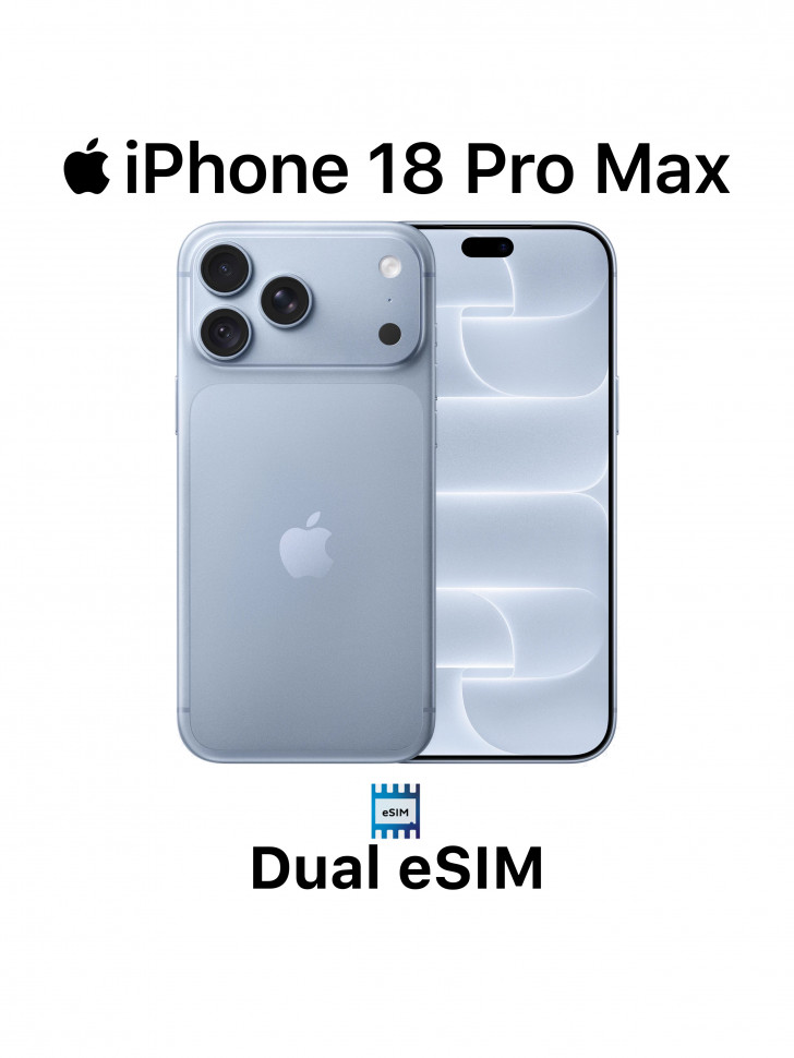 Apple iPhone 18 Pro Max 2Tb Glacier Blue (голубой) | Dual eSIM